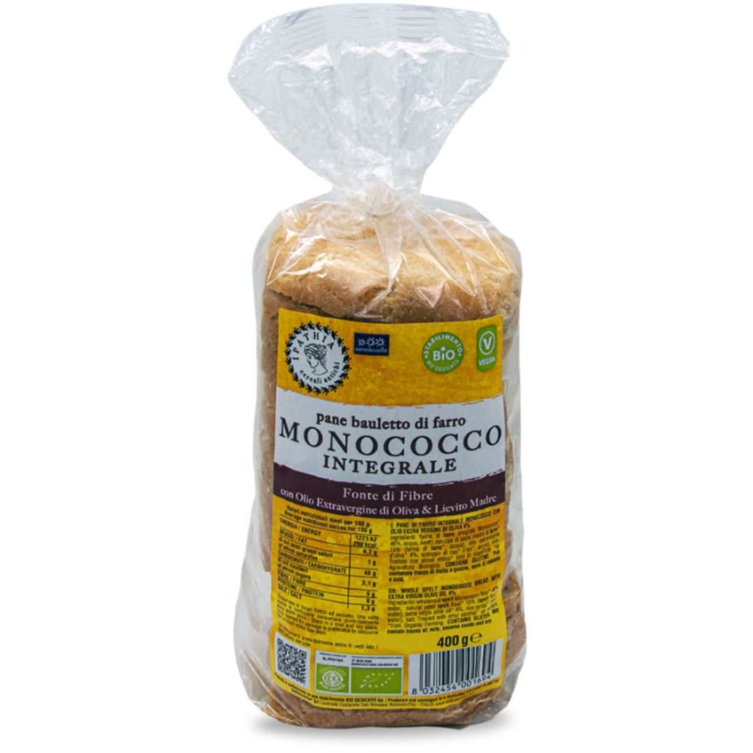 PANE BAULETTO MONOCOCCO INTEGRALE SOTTOLESTELLE